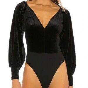 Bardot Velvet Bodysuit